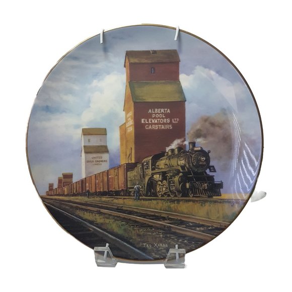 Set of 2 STEAM ON THE CPR Collectors Plates Canadian Pacific Railways CP Rail - Picture 8 of 14
